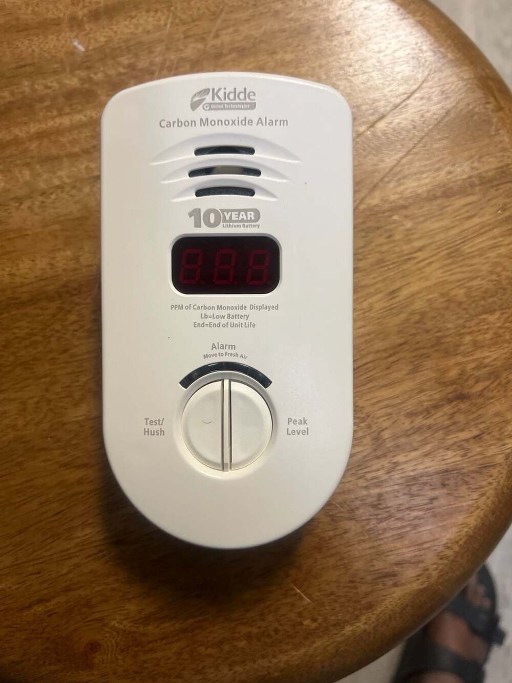 Kidde KN-COP-DP-10YL 10-Year Carbon Monoxide Alarm with Plug-in and Digital Disp